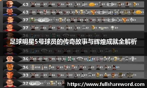 足球明星5号球员的传奇故事与辉煌成就全解析